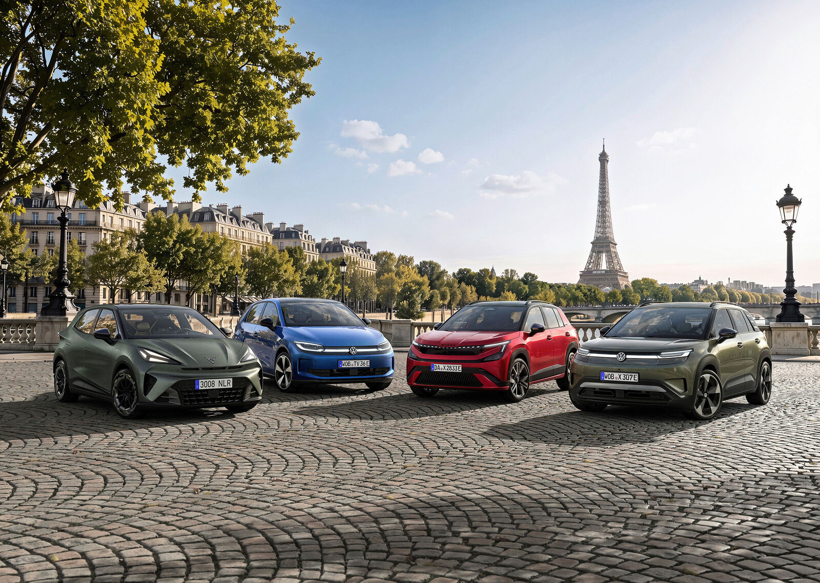 Volkswagen ID. Polo, ID. Cross, Škoda Epiq és CUPRA Raval a párizsi autószalonon, sajtófotó